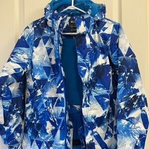 Kids Blue ski jacket, size 11-12 yrs in excellent condition.